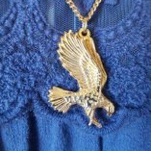 Vintage Eagle Pendant and chain